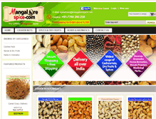 Tablet Screenshot of mangalorespice.com